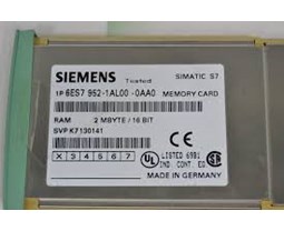 SIEMENS RAM MEMORY CARD FOR S7-400, LONG VERSION, 2 MBYTES: 6ES7952-1AL00-0AA0